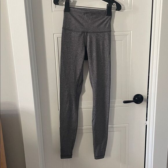 Lululemon Gray High-Waisted Leggings - Picture 1 of 4